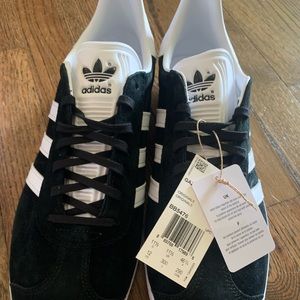 Mens Adidas Gazelle - Black size 12